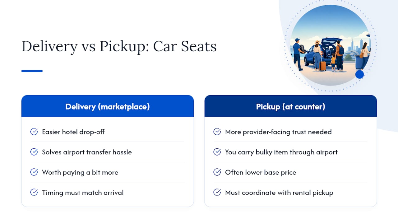 Our Take on Renting Car Seats for Family Travel — overview diagram