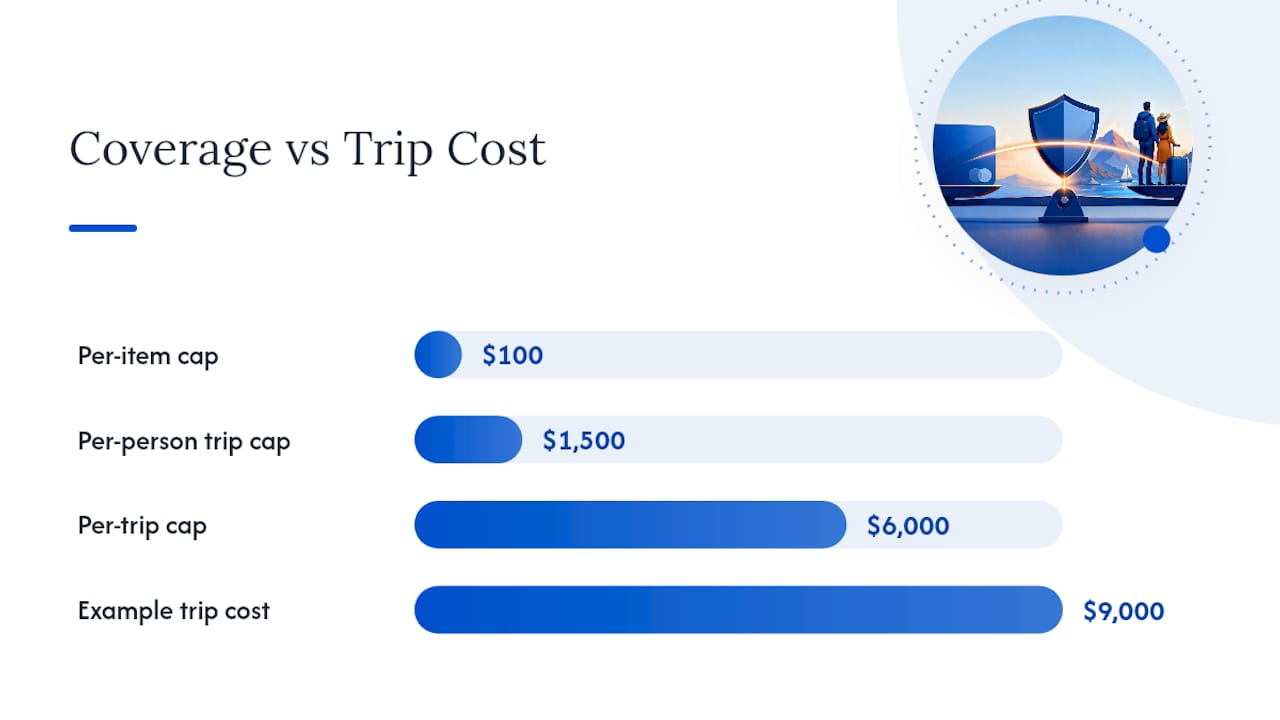Travel insurance coverage limit layers