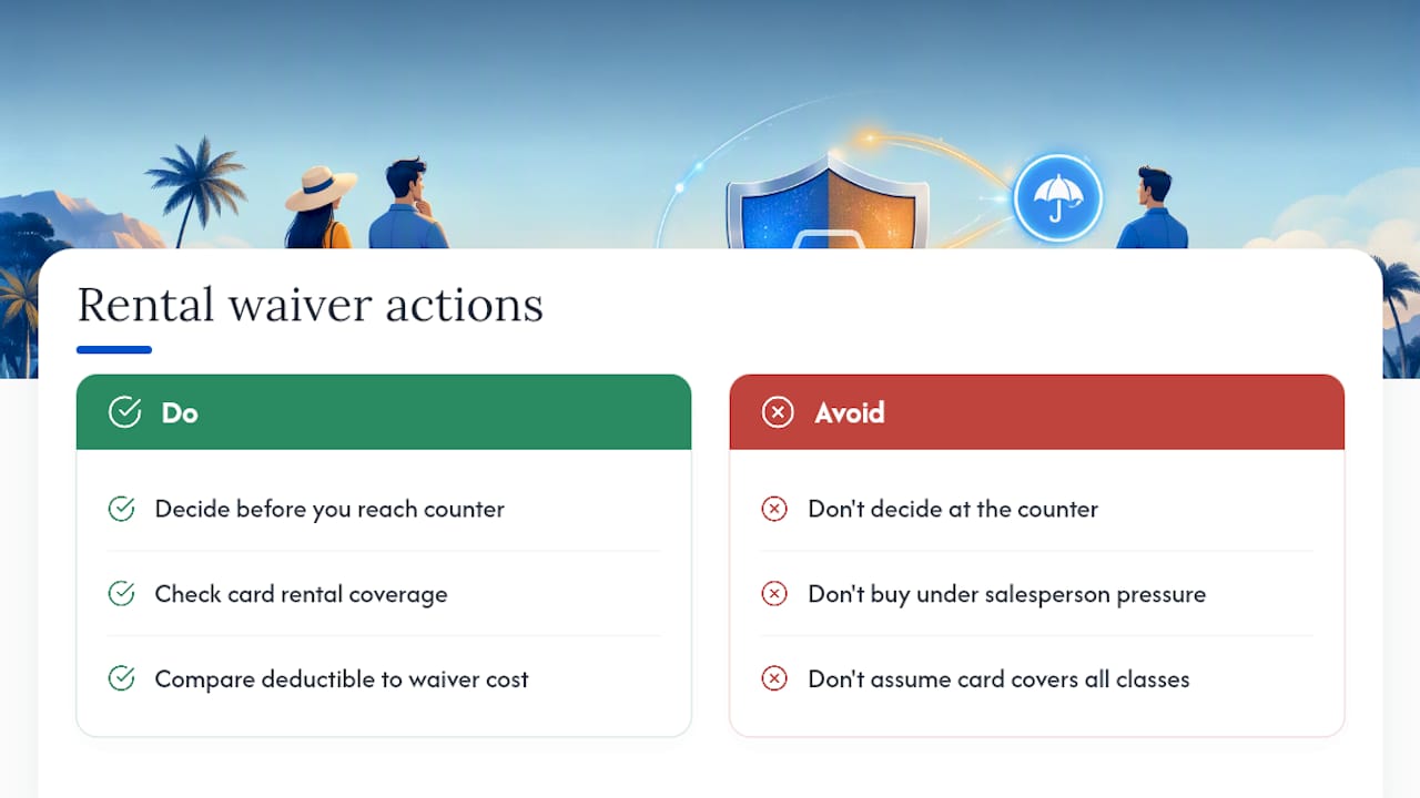 Our Take on Rental Waivers — overview diagram