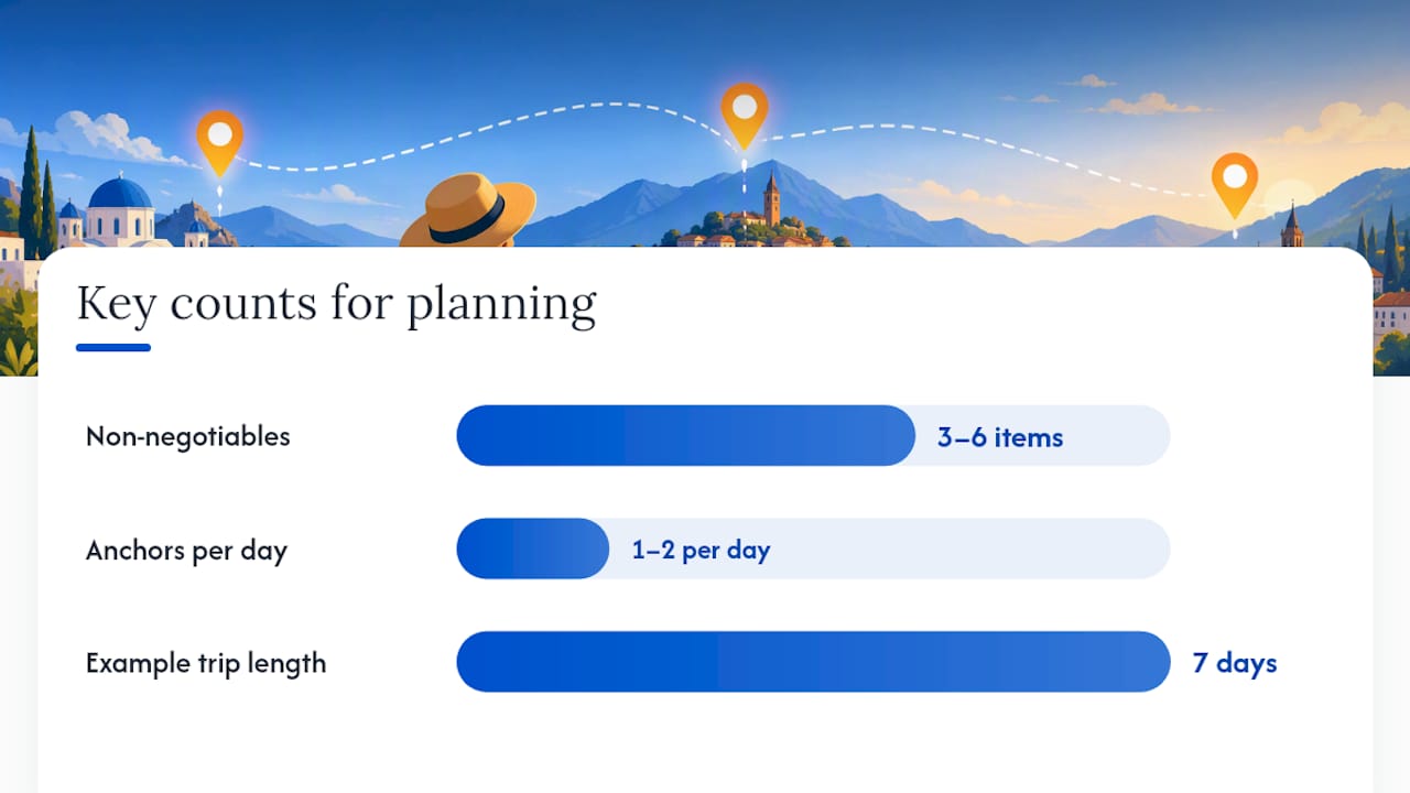How Do I Plan My Trip Itinerary Step by Step? — overview diagram